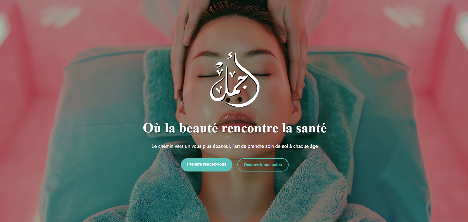 Capture d'écran du site Ajmel